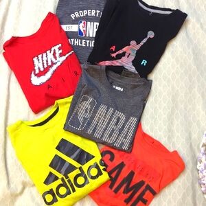 Boys Basketball/Sporty Tshirt Lot, size small
